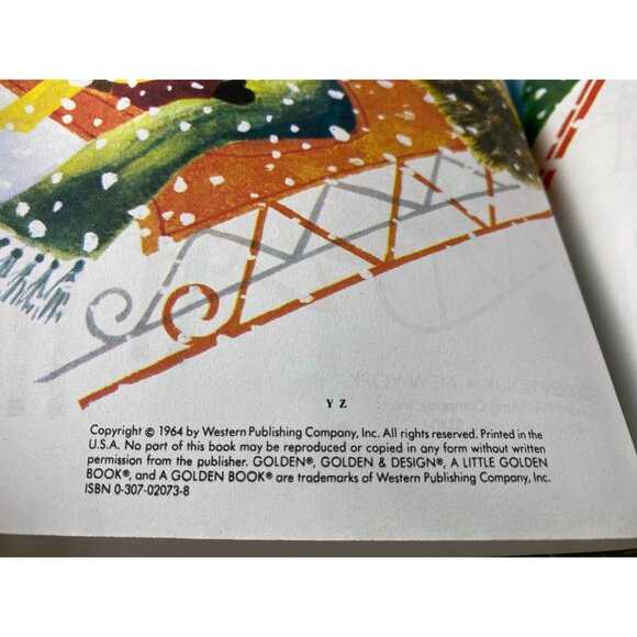 Jingle Bells A Little Golden Book 1964 Illustrated By J.P. Miller Vintage Childr - Picture 3 of 8